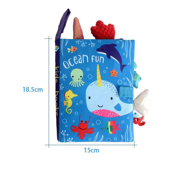 Baby Soft Cloth Book – Interactive Learning & Play (0–36M)