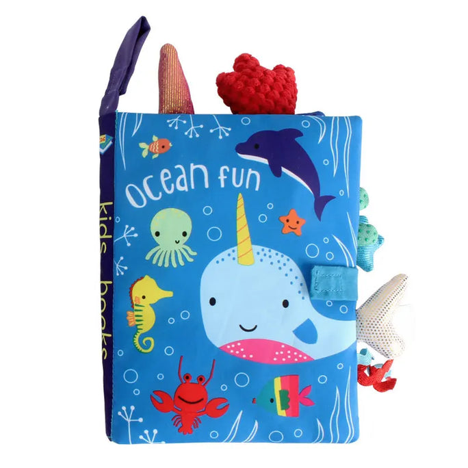 Baby Soft Cloth Book – Interactive Learning & Play (0–36M)