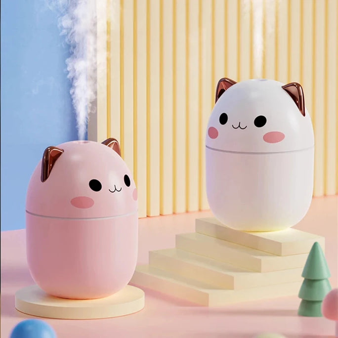 Cute Kitten Humidifier & Essential Oil Diffuser for Home