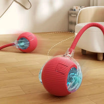 Interactive Cat Toy - Plush Ball Launcher for Indoor Play