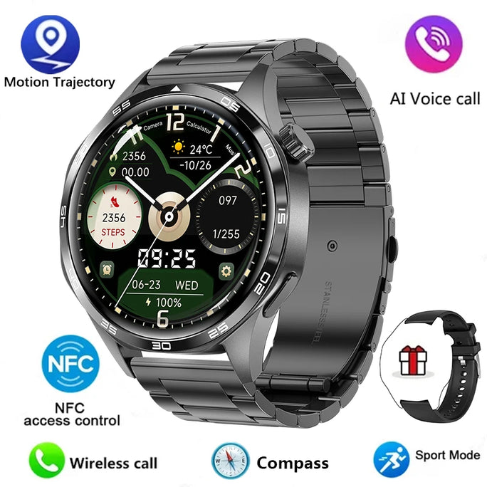 Men’s Waterproof Smartwatch with Bluetooth Calls & Fitness Tracking