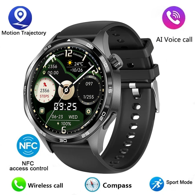 Men’s Waterproof Smartwatch with Bluetooth Calls & Fitness Tracking