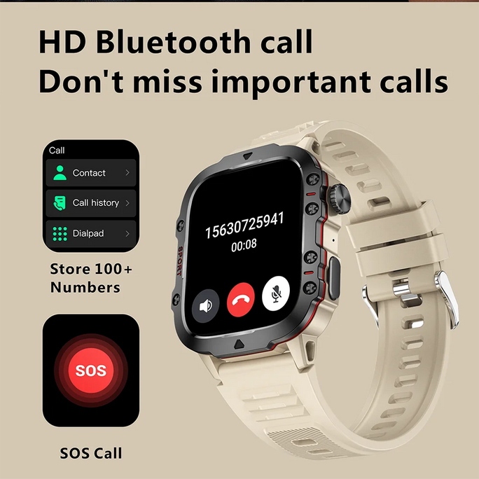 CRTORRS QX11 Smartwatch – Fitness, Calls & AI in One Watch