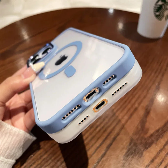 Luxury Magnetic iPhone Case  & Wireless Charging iphone 14-16 pro max