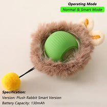 Interactive Cat Toy - Plush Ball Launcher for Indoor Play