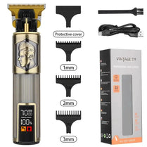 T9 Vintage Electric Hair Trimmer for Men – Rechargeable & Stylish