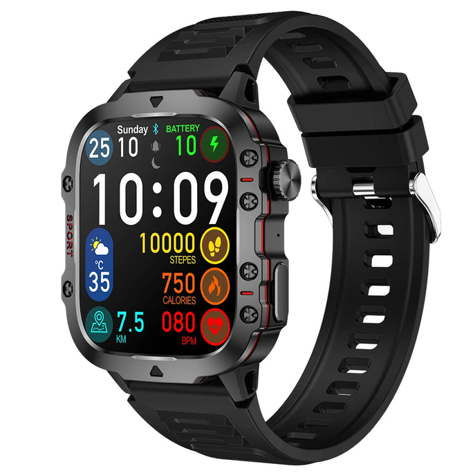 CRTORRS QX11 Smartwatch – Fitness, Calls & AI in One Watch