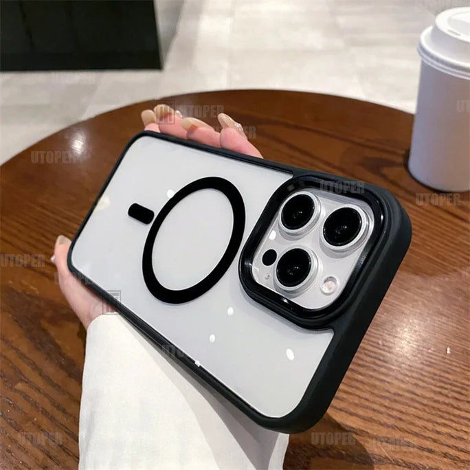 Luxury Magnetic iPhone Case  & Wireless Charging iphone 14-16 pro max