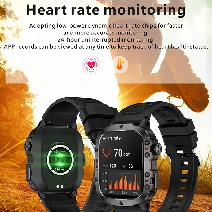 CRTORRS QX11 Smartwatch – Fitness, Calls & AI in One Watch