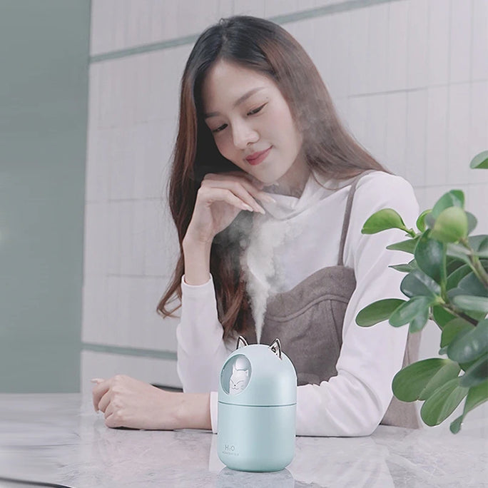 Cute Kitten Humidifier & Essential Oil Diffuser for Home