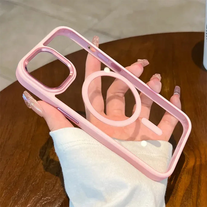 Luxury Magnetic iPhone Case & Wireless Charging iphone 11 - 13 pro max