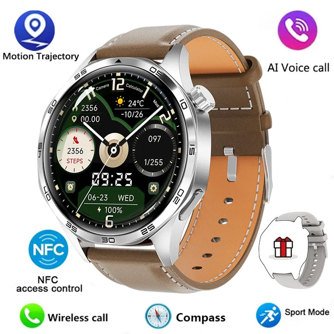 Men’s Waterproof Smartwatch with Bluetooth Calls & Fitness Tracking